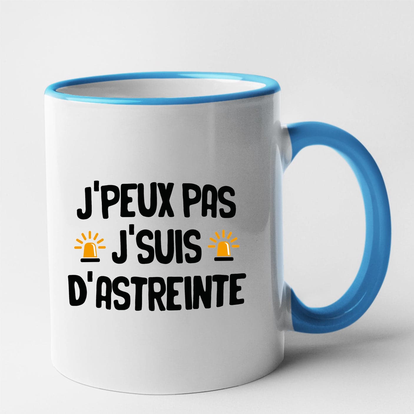 Mug J'peux pas, je suis d'astreinte